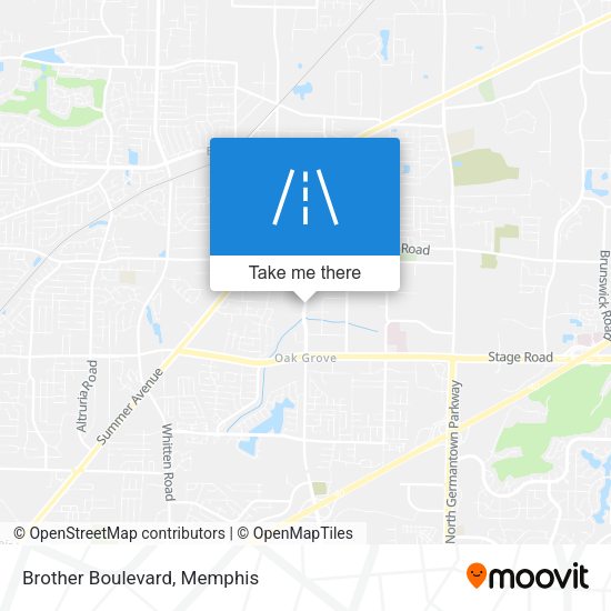 Mapa de Brother Boulevard