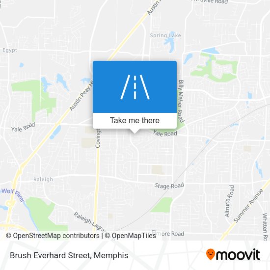 Mapa de Brush Everhard Street
