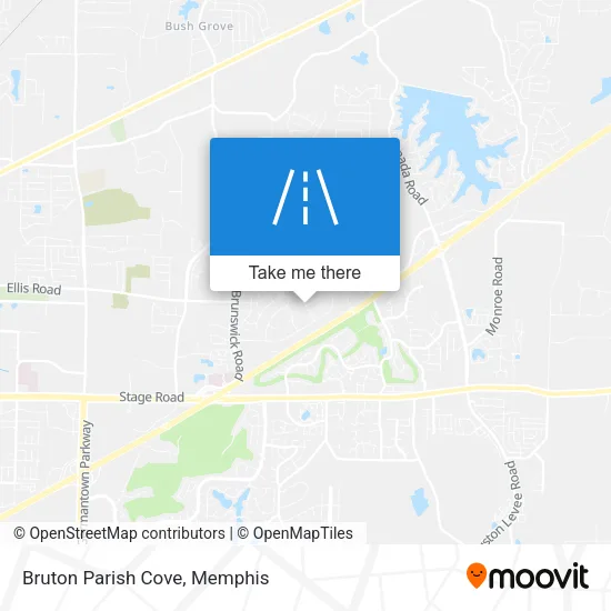 Bruton Parish Cove map