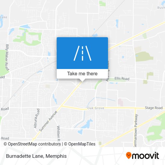 Mapa de Burnadette Lane