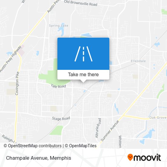Mapa de Champale Avenue