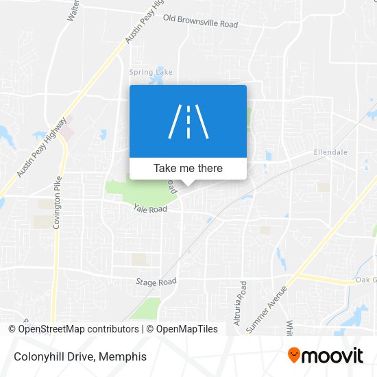 Mapa de Colonyhill Drive