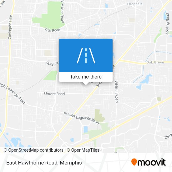 East Hawthorne Road map