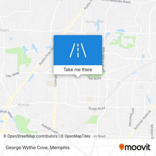 Mapa de George Wythe Cove
