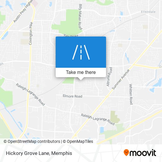 Hickory Grove Lane map