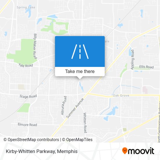 Mapa de Kirby-Whitten Parkway