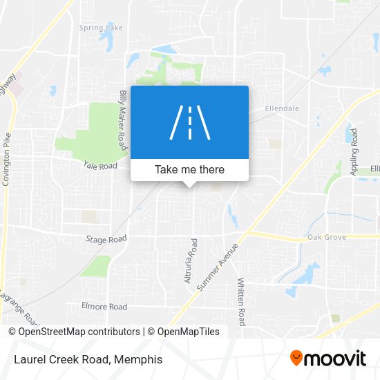 Mapa de Laurel Creek Road