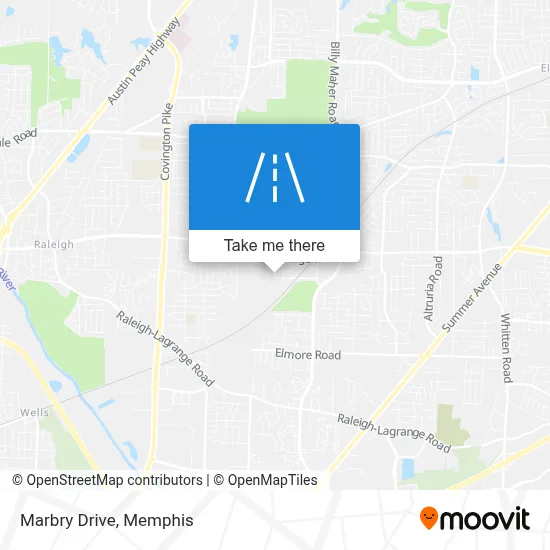 Marbry Drive map