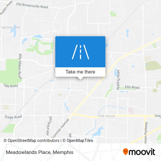 Mapa de Meadowlands Place