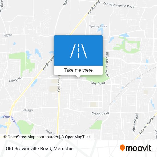 Old Brownsville Road map