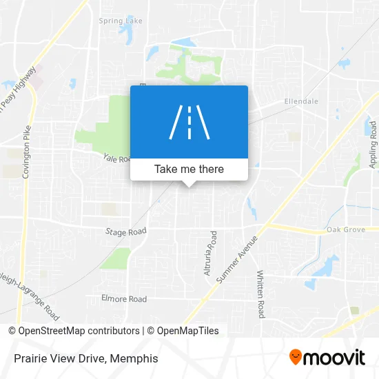 Prairie View Drive map
