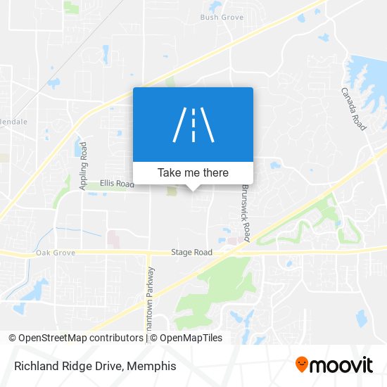 Richland Ridge Drive map