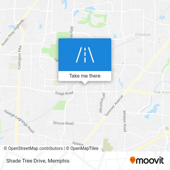 Shade Tree Drive map