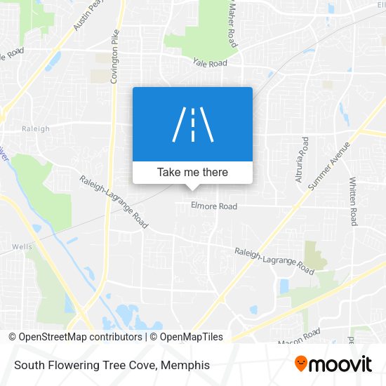 South Flowering Tree Cove map
