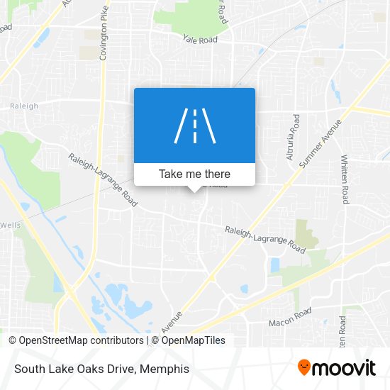 South Lake Oaks Drive map