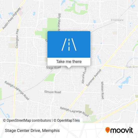 Stage Center Drive map
