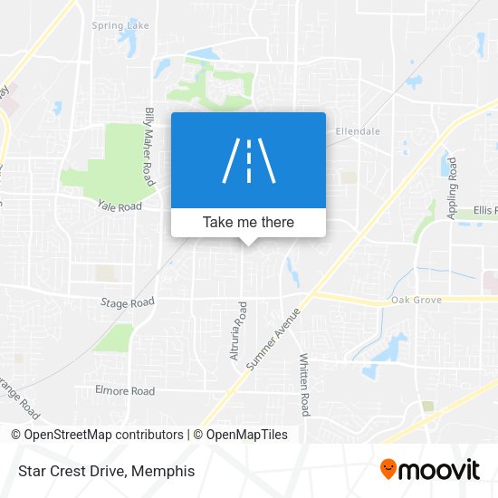Mapa de Star Crest Drive