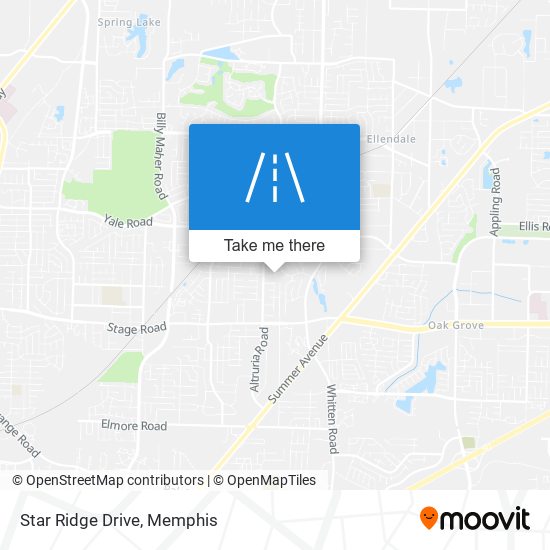 Mapa de Star Ridge Drive