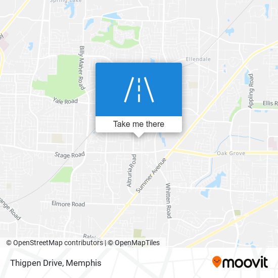 Thigpen Drive map