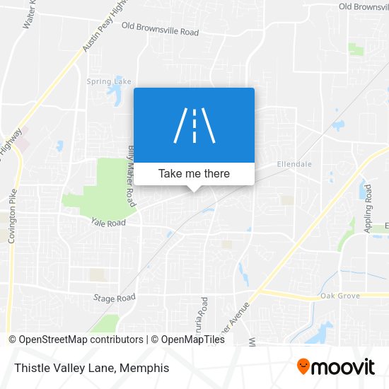 Thistle Valley Lane map