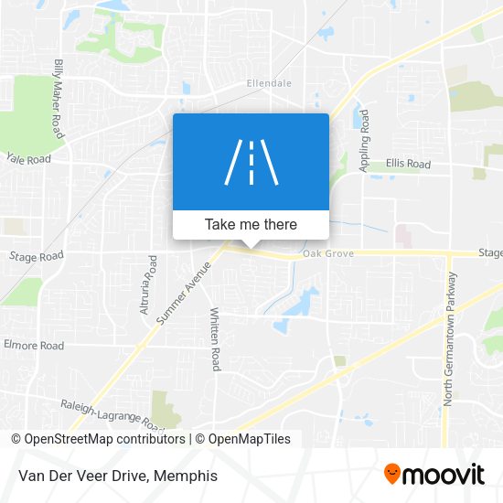 Van Der Veer Drive map