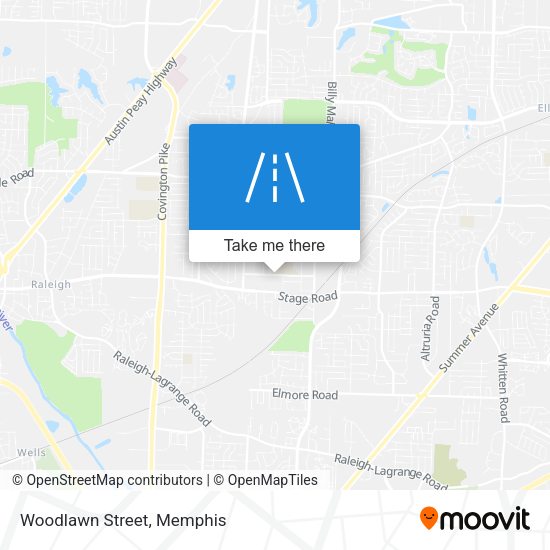 Mapa de Woodlawn Street