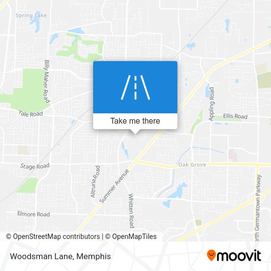 Mapa de Woodsman Lane