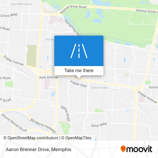 Mapa de Aaron Brenner Drive