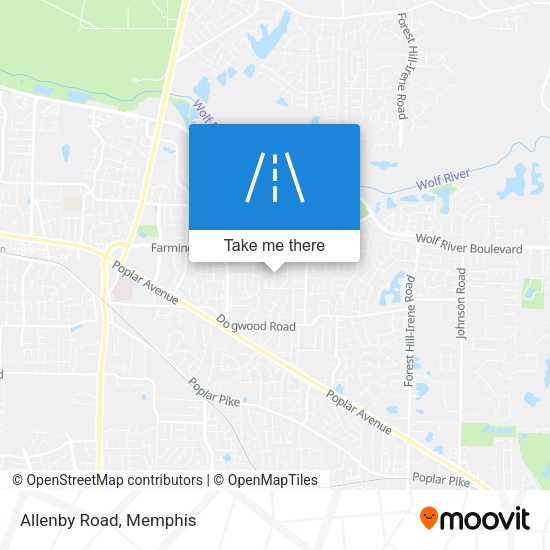 Mapa de Allenby Road