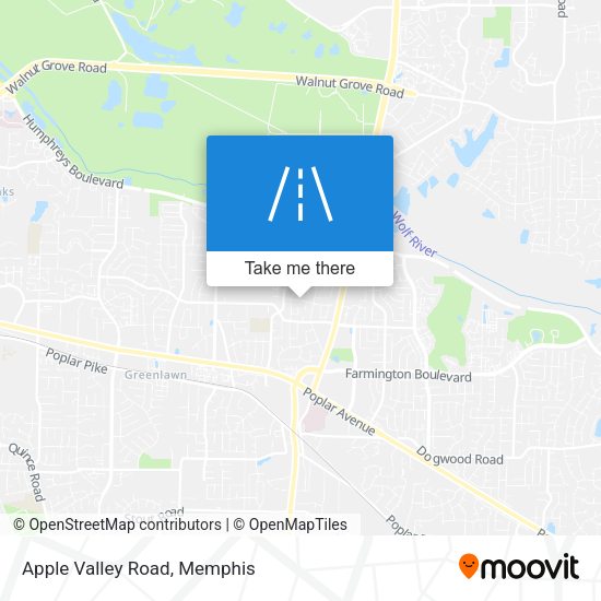 Mapa de Apple Valley Road