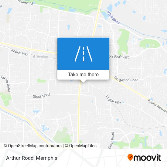 Mapa de Arthur Road