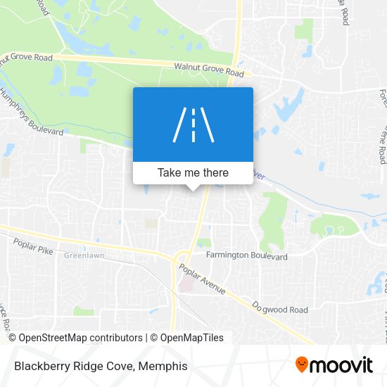 Blackberry Ridge Cove map