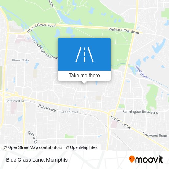 Mapa de Blue Grass Lane