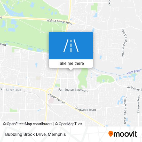 Mapa de Bubbling Brook Drive