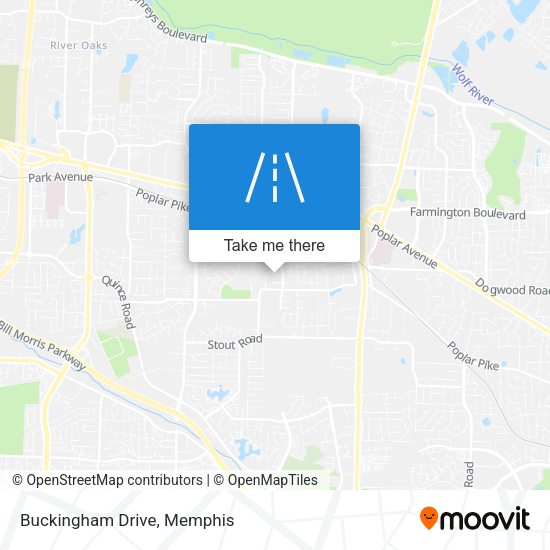 Mapa de Buckingham Drive