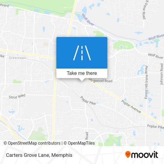 Mapa de Carters Grove Lane