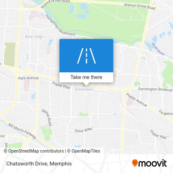 Mapa de Chatsworth Drive