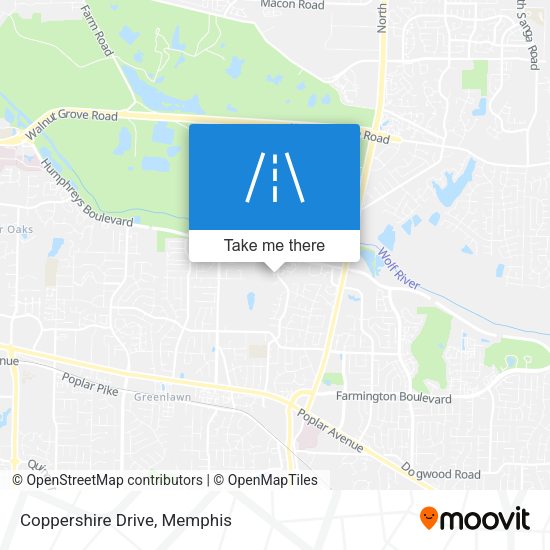 Mapa de Coppershire Drive