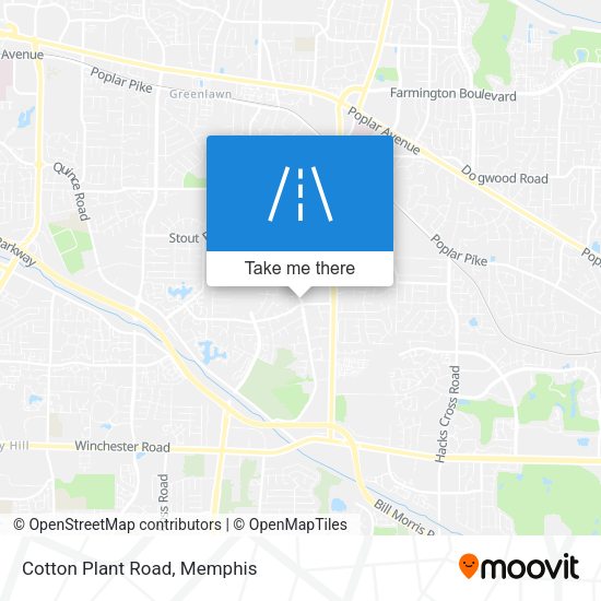 Mapa de Cotton Plant Road