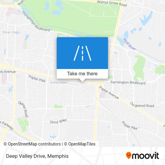 Mapa de Deep Valley Drive