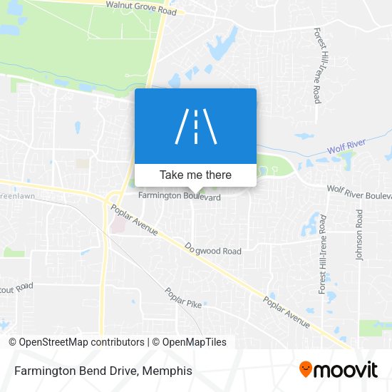 Mapa de Farmington Bend Drive