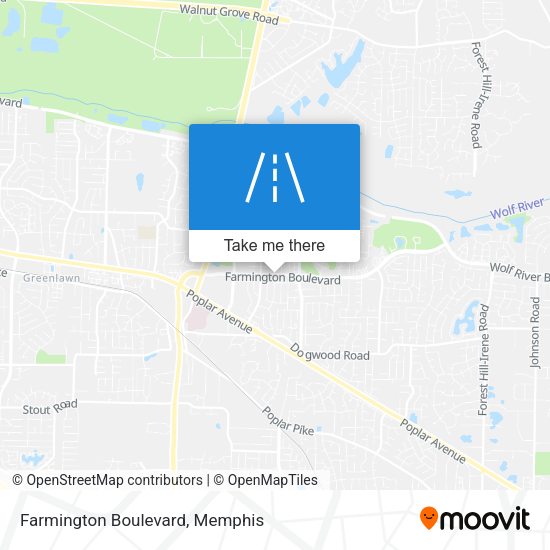Mapa de Farmington Boulevard