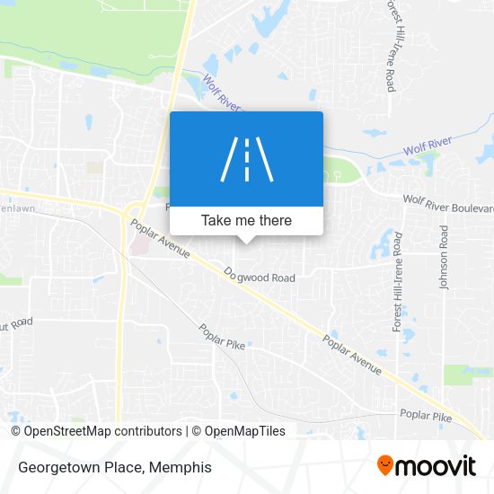 Mapa de Georgetown Place
