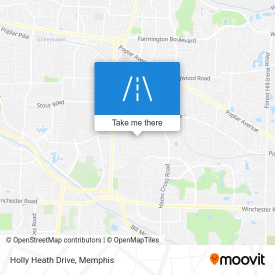 Holly Heath Drive map