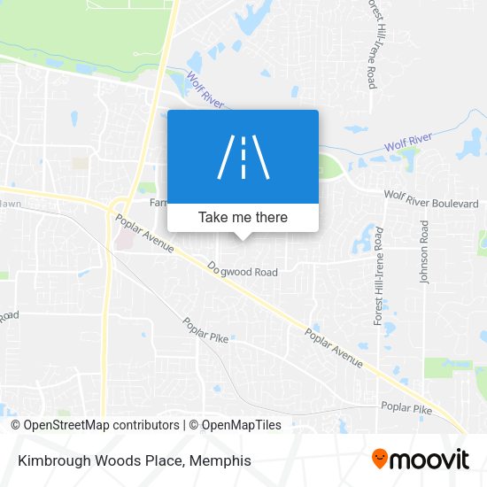 Mapa de Kimbrough Woods Place