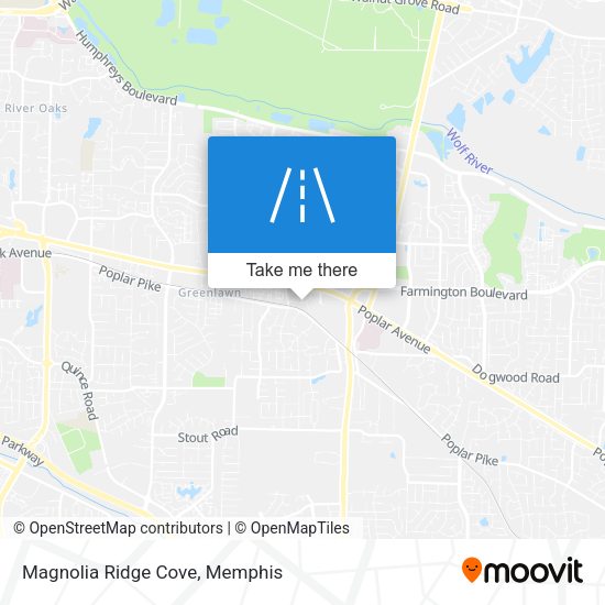 Magnolia Ridge Cove map