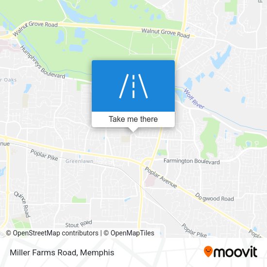 Mapa de Miller Farms Road