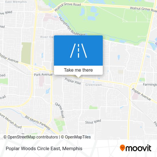 Poplar Woods Circle East map