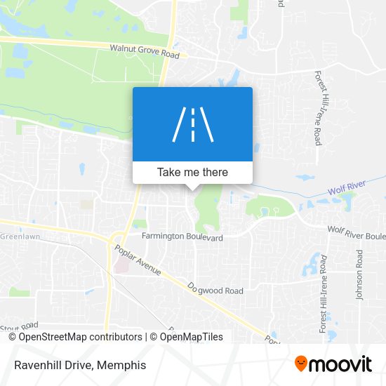 Mapa de Ravenhill Drive