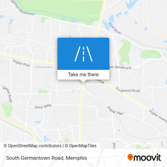 South Germantown Road map